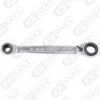 *KS Tools 4 In 1 GEARplus Umschaltbar Doppel-Ratschenringschlüssel, 10x13x17x19mm, 503.4565