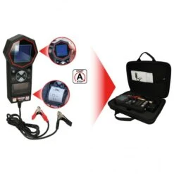 KS Tools 12V / 24V Digital-Batterie- Und Ladesystemtester Mit Integriertem Drucker, 550.1649