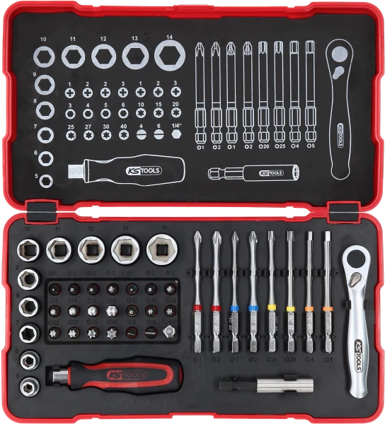 KS Tools Adventskalender, 1/4" Torsions-Bit-Satz, 42-tlg, 999.2222 5 KS Tools Adventskalender, 1/4" Torsions-Bit-Satz, 42-tlg, 999.2222 – Bild 3