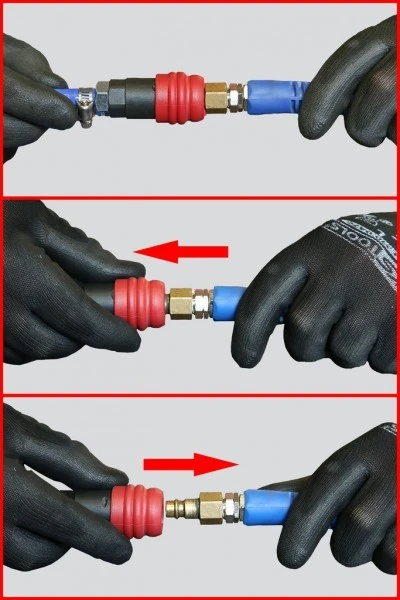 KS Tools 2 Stufen-Druckluft-Sicherheitskupplung Mit Schlauchtülle, 9mm, 999.9096 7 KS Tools 2 Stufen-Druckluft-Sicherheitskupplung Mit Schlauchtülle, 9mm, 999.9096 – Bild 5