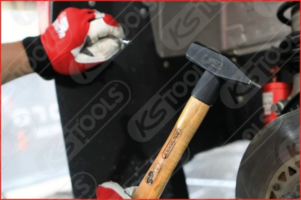Ks Tools KS-Tools Schlosserhammer Mit Hickorystiel, 800g, 142.1380 6 Ks Tools KS-Tools Schlosserhammer Mit Hickorystiel, 800g, 142.1380 – Bild 4