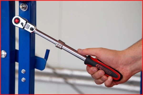 KS Tools 1/2" SlimPOWER Teleskop-Gelenk-Umschaltknarre, 72 Zahn, 914.1220 7 KS Tools 1/2" SlimPOWER Teleskop-Gelenk-Umschaltknarre, 72 Zahn, 914.1220 – Bild 5