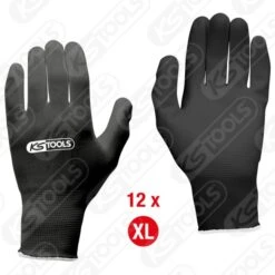 Ks Tools KS-Tools Mikro-Feinstrickhandschuhe, Schwarz, XL, 12 Paar, 310.0475 -Ks Tools FOT GES ALG 310 0475 GB SALL AING V1 600x600