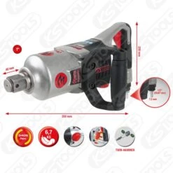 Ks Tools KS-Tools 1" SuperMONSTER Hochleistungs-Druckluft-Schlagschrauber, 3405Nm, 515.3270 13 Ks Tools KS-Tools 1" SuperMONSTER Hochleistungs-Druckluft-Schlagschrauber, 3405Nm, 515.3270 -Ks Tools FOT GES ALG 515 3270 GB SALL AING V1 600x600