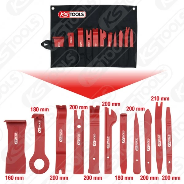 Ks Tools KS-Tools MASTER Kunststoffkeil-Satz, 11-tlg., 911.8205 5 Ks Tools KS-Tools MASTER Kunststoffkeil-Satz, 11-tlg., 911.8205 – Bild 3