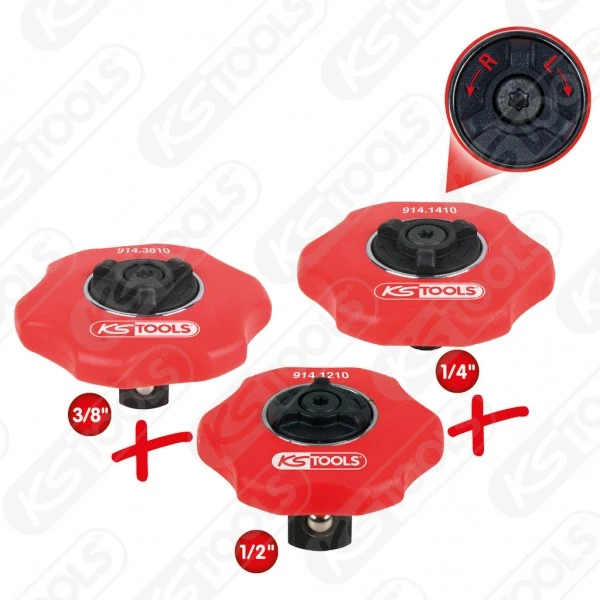 Ks Tools KS-Tools Mini-Hand-Umschaltknarren-Satz, 3-tlg.,1/4" + 3/8" + 1/2", 914.1215 7 Ks Tools KS-Tools Mini-Hand-Umschaltknarren-Satz, 3-tlg.,1/4" + 3/8" + 1/2", 914.1215 – Bild 5