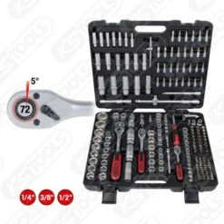 Ks Tools KS-Tools 1/4" + 3/8" + 1/2" Steckschlüssel-Satz, 195-tlg., 917.0795 -Ks Tools FOT GES ALG 917 0795 GB SALL AING V1 600x600