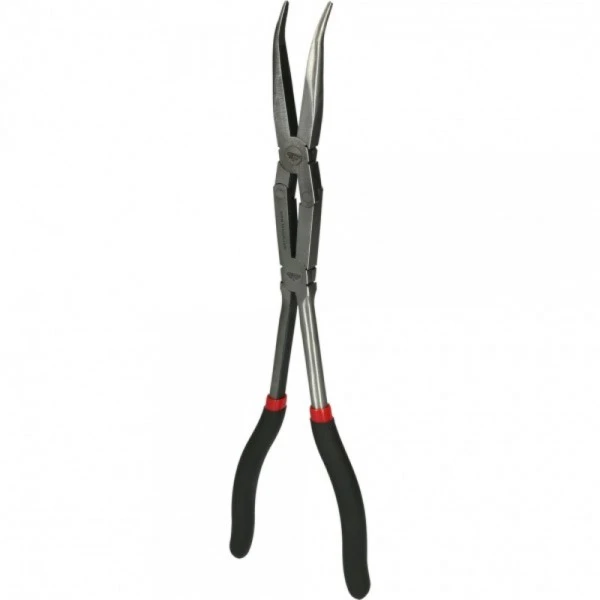 KS Tools Doppelgelenk-Flachrundzange, 45° Gebogen, XL, 500.7163 3 KS Tools Doppelgelenk-Flachrundzange, 45° Gebogen, XL, 500.7163