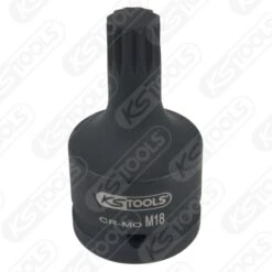 Ks Tools KS-Tools 3/4" Kraft-Bit-Stecknuss Für Vielzahn(XZN®)-Schrauben, Kurz, 150.1701