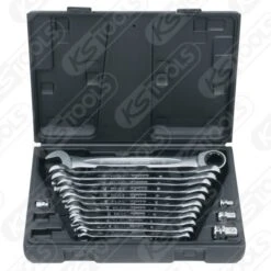 *KS Tools GEAR+ Ringmaulschlüssel-Satz,16-tlg.8-19mm,m.Adapter, 503.4266