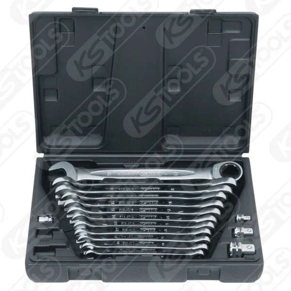 *KS Tools GEAR+ Ringmaulschlüssel-Satz,16-tlg.8-19mm,m.Adapter, 503.4266 3 *KS Tools GEAR+ Ringmaulschlüssel-Satz,16-tlg.8-19mm,m.Adapter, 503.4266