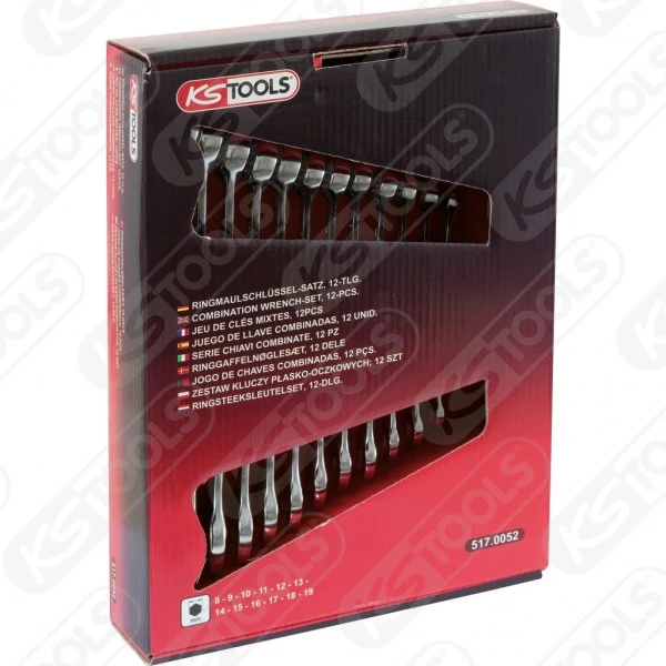 KS Tools Ringmaulschlüssel-Satz,abgew.12-tlg.8-19mm, 517.0052 3 KS Tools Ringmaulschlüssel-Satz,abgew.12-tlg.8-19mm, 517.0052