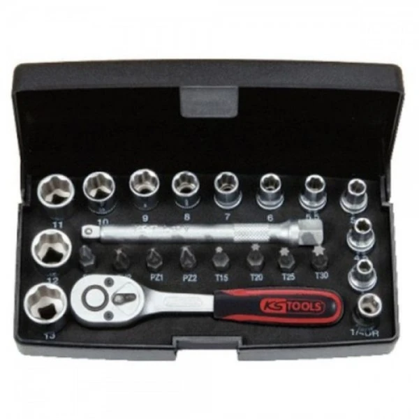 *KS Tools 1/4" SUPERLOCK Steckschlüssel-Satz,23tlg, 911.0623 4 *KS Tools 1/4" SUPERLOCK Steckschlüssel-Satz,23tlg, 911.0623 – Bild 2