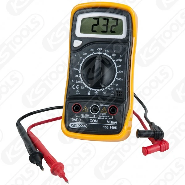 Ks Tools KS-Tools Digital Multimeter Inkl. Prüfspitzen, 150.1495 7 Ks Tools KS-Tools Digital Multimeter Inkl. Prüfspitzen, 150.1495 – Bild 5