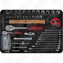 Ks Tools KS-Tools 1/4" + 1/2 Elektriker-Werkzeugkoffer, 128-tlg., 911.0628 -Ks Tools FOT PRO VAR SAN 911 0628 4 SALL AING V1 600x600