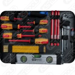 Ks Tools KS-Tools 1/4" + 1/2 Elektriker-Werkzeugkoffer, 128-tlg., 911.0628 -Ks Tools FOT PRO VAR SAN 911 0628 7 SALL AING V1 600x600