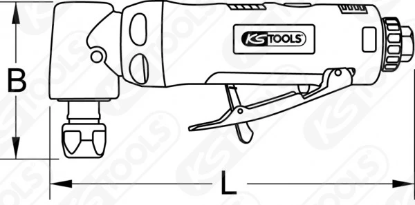 Ks Tools KS-Tools Druckluft-Winkelstabschleifer, 18.000 U/min, 515.5420 4 Ks Tools KS-Tools Druckluft-Winkelstabschleifer, 18.000 U/min, 515.5420 – Bild 2